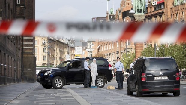 One person has been shot dead and another wounded in a court building in Copenhagen