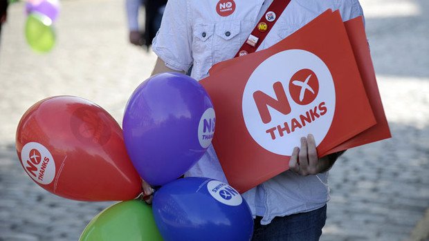 Scottish voters decisively rejected independence after voting to stay in the UK