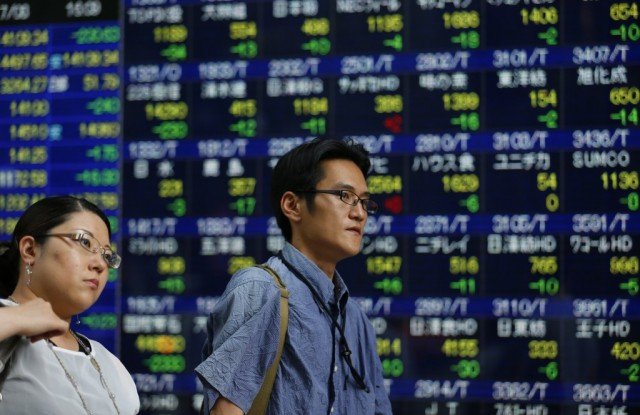 Asian markets opened lower after Wall Street tumbled on US economic data
