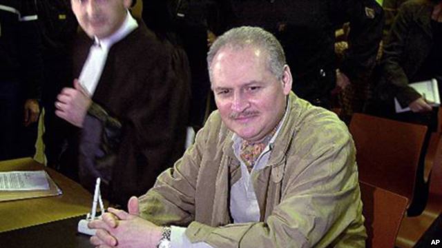 Carlos the Jackal carried out a string of attacks in the 1970s and 80s