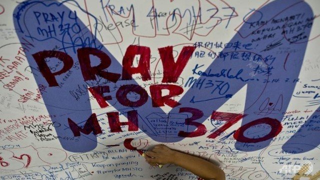 Flight MH370, from Kuala Lumpur to Beijing, disappeared with 239 people on board