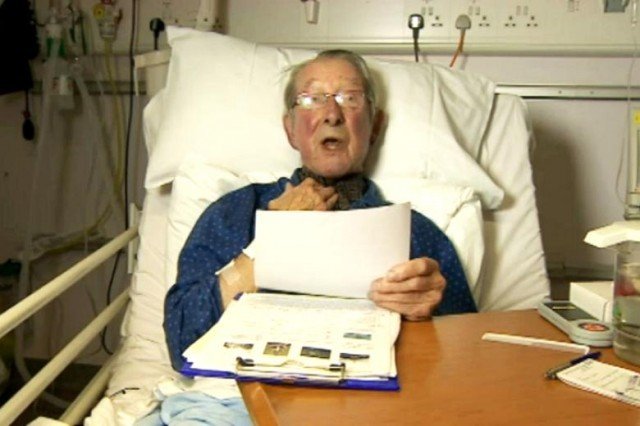 John Cantlie’s father, Paul Cantlie, has appealed for the British hostage release from his hospital bed