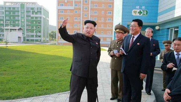 Kim Jong-un has made his first public appearance since September 3 at a newly-built scientists' residential district