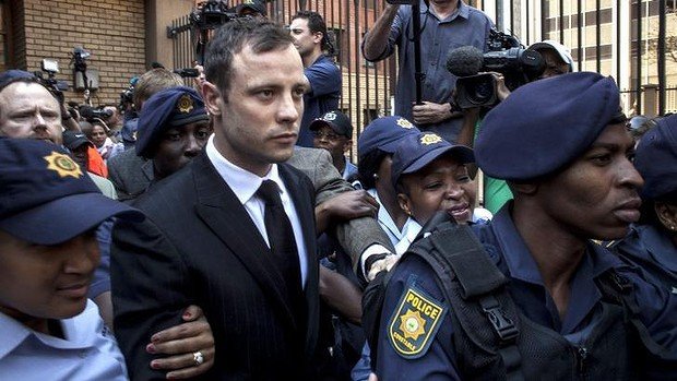 Oscar Pistorius has returned to Pretoria court for sentencing after being convicted of killing his girlfriend, Reeva Steenkamp