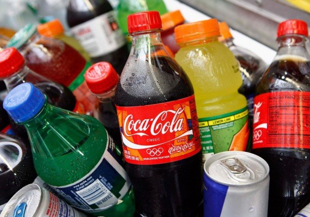 Signs warning shoppers how much exercise they need to do to burn off calories in sugary drinks can encourage healthier choices