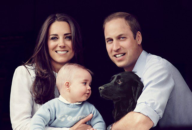 Since his birth in July 2013, Prince William and Kate Middleton have posed for a number of official photographs with Prince George