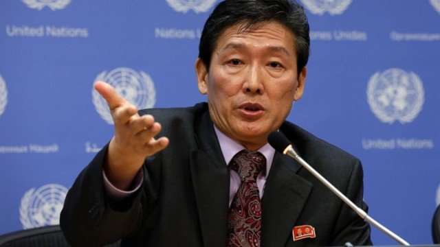 The North Korean mission at the UN held a rare briefing to discuss its recent report on its own human rights situation