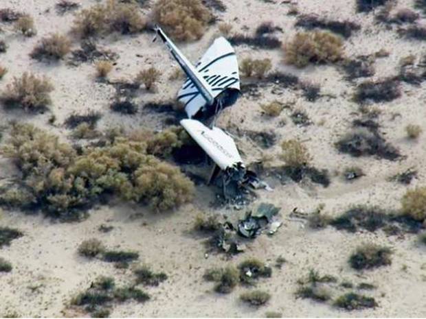 Virgin Galactic's SpaceShipTwo space tourism craft crashed in Mojave desert killing at least one person