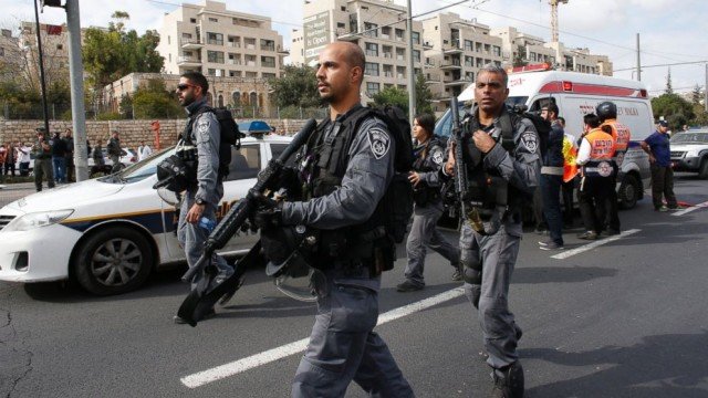 At least one person has been killed after a Palestinian driver has rammed a car into several pedestrians in Jerusalem