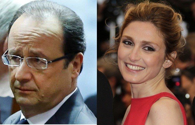 Francois Hollande's affair with Julie Gayet was first revealed in January 2014