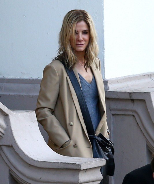 Sandra Bullock is now a blonde for her role in Our Brand Is Crisis