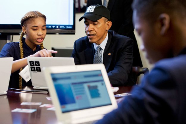 Barack Obama Hour od Code 2014
