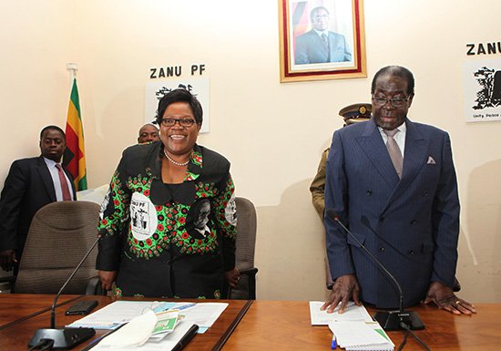 Joice Mujuru and Robert Mugabe scandal