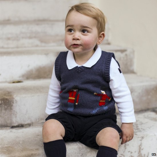 Prince George 2014 Christmas photo