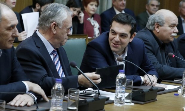 Alexis Tsipras first cabinet meeting