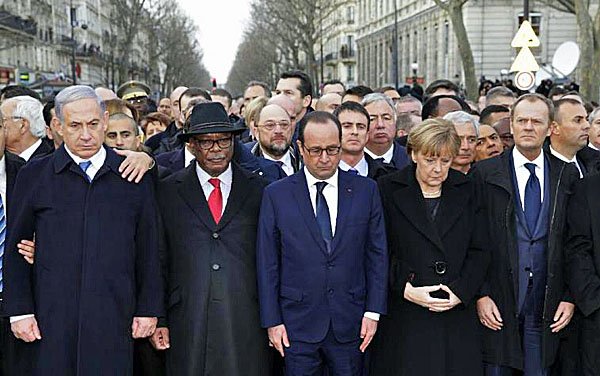 Barack Obama absence Paris unity rally