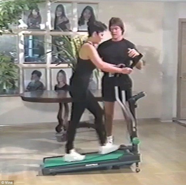 Bruce and Kris Jenner starred in 90's workout infomercial for Power Walk Plus