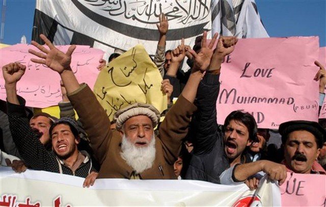 Charlie Hebdo protests in Pakistan