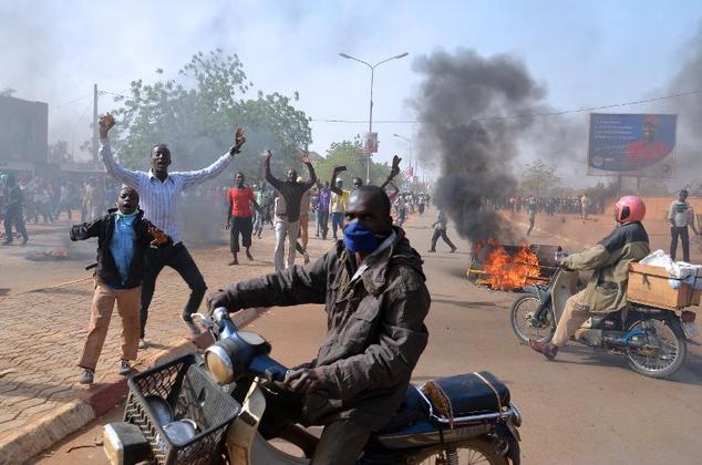 Niger Charlie Hebdo protests