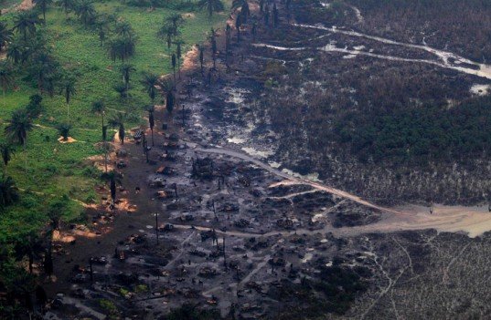 Shell oil spill in Niger Delta