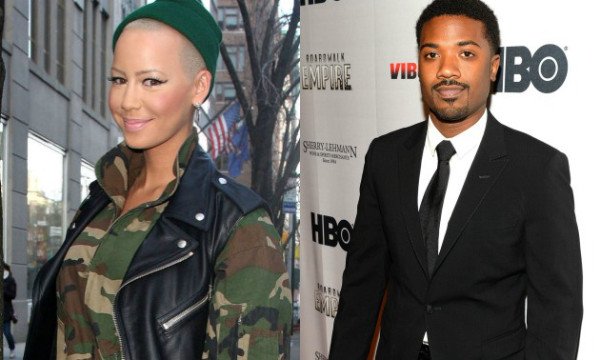 Amber Rose and Ray J