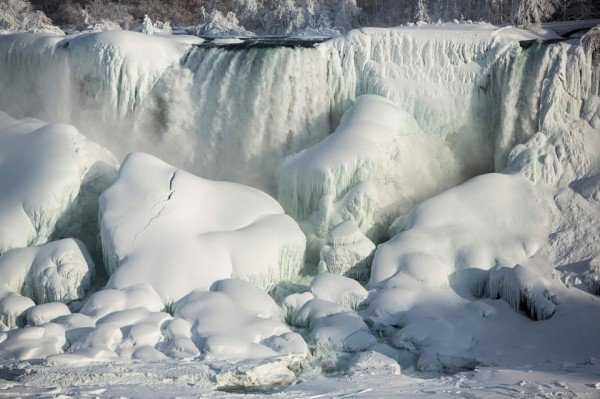 Niagara Falls frozen 2015