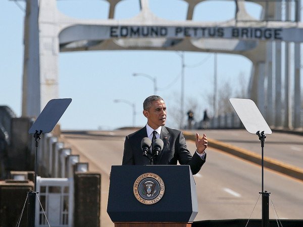 Barack Obama Selma speech Edmond Pettus Bridge