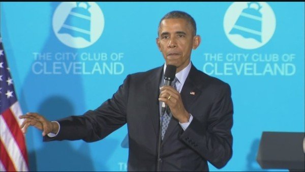 Barack Obama mandatory voting Cleveland City Club