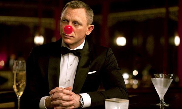 Daniel Craig Comic Relief Red Nose Day 2015