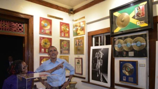 Barack Obama visits Bob Marley museum in Jamaica