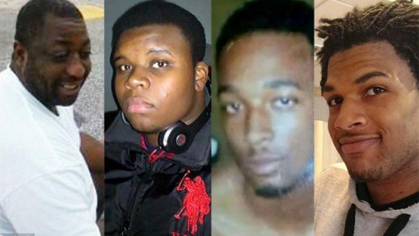 Black men killed by cops