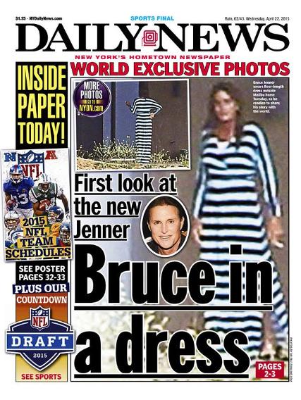 Bruce Jenner in dress