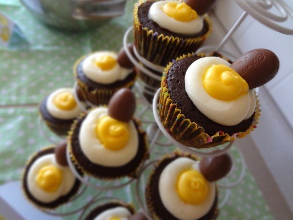 Easter Creme Egg Cupcake