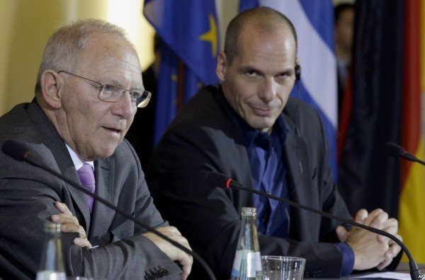 Germany and Greece finance ministers