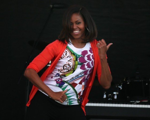 Michelle Obama dancing White House Easter Egg Roll 2015