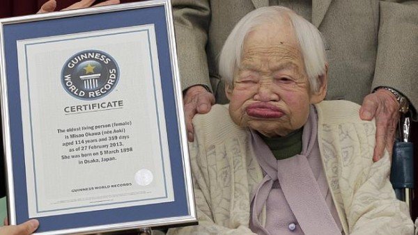 Misao Okawa world's oldest person