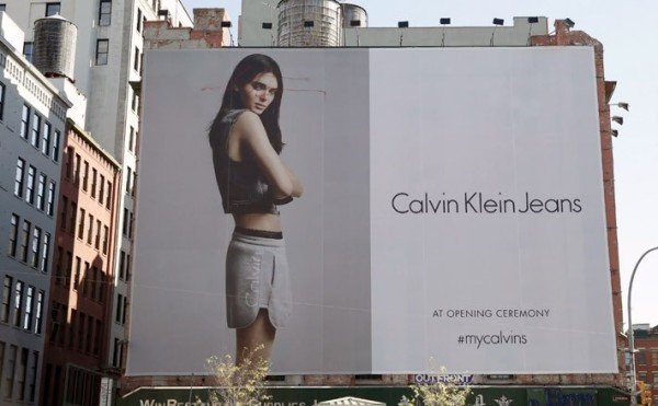 Kendall Jenner's Calvin Klein Billboard Vandalized by KATSU's Drone