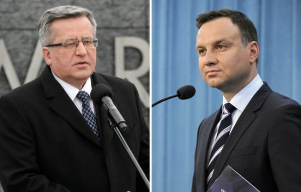 Poland Elections 2015 Andrzej Duda and Bronislaw Komorowski