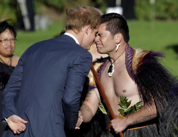 Prince Harry Moari salute New Zealand