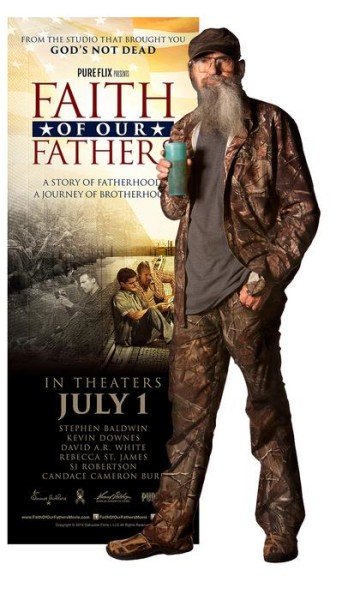Si Robertson stars Faith of Our Fathers