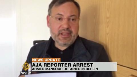 Al Jazeera Ahmed Mansour detained in Berlin
