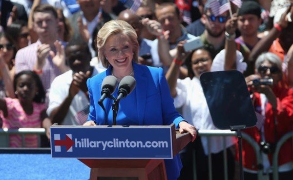 Hillary Clinton campaing rally New York