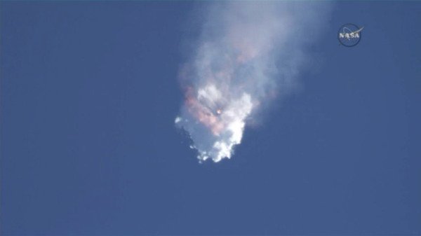 SpaceX Falcon 9 explosion June 2015