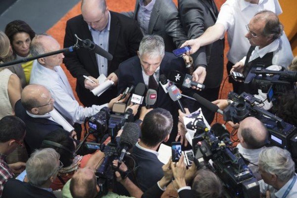 Swiss Attorney General Michael Lauber FIFA probe news conference