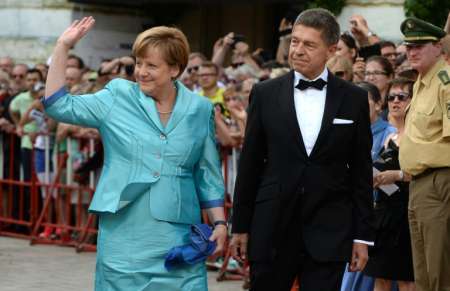 Angela Merkel Wagner Festival 2015