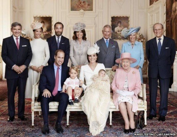Princess Charlotte christening official photo