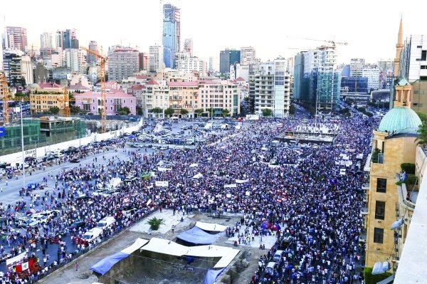 Lebanon rubbish rally