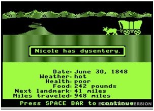 Oregon Trail Screenshot by The Pug Father from Flickr Creative Commons.
