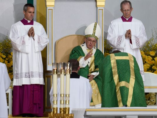 Pope Francis Philadelphia Mass