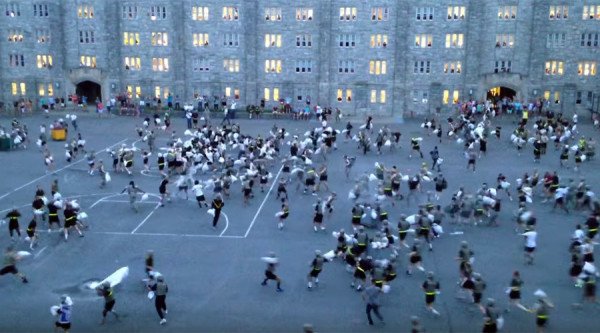 West Point pillow fight